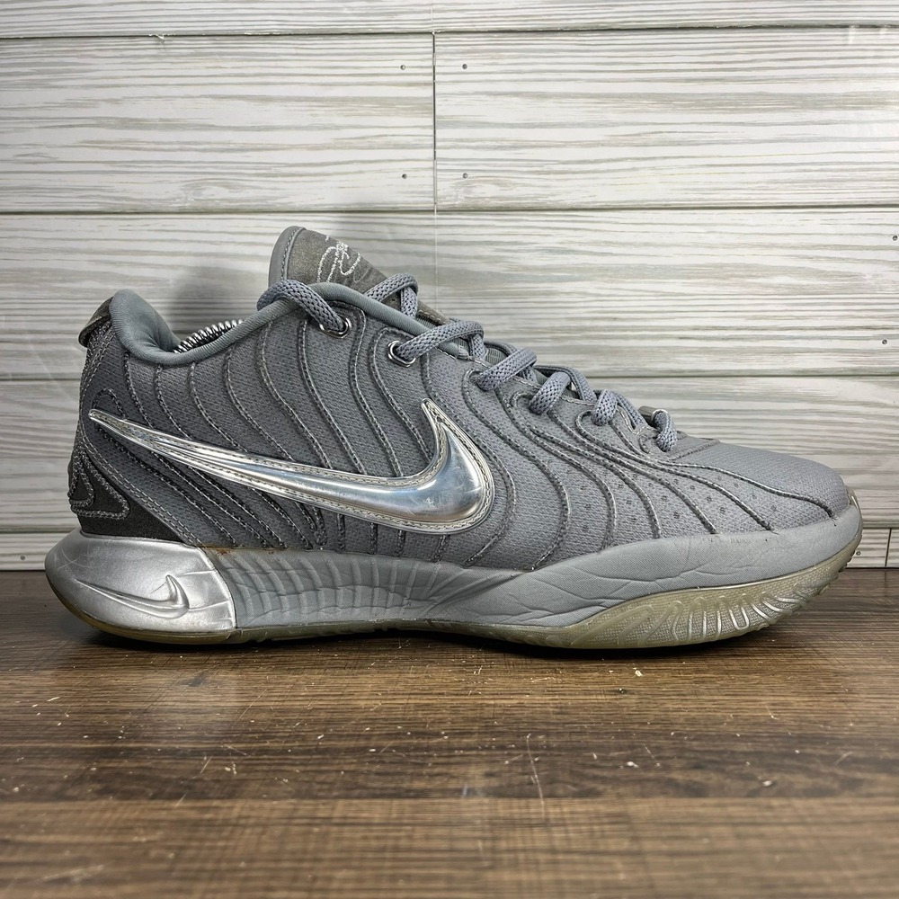 Nike LeBron 21 Resilience Men's Gray Shoes - Men's Size 10